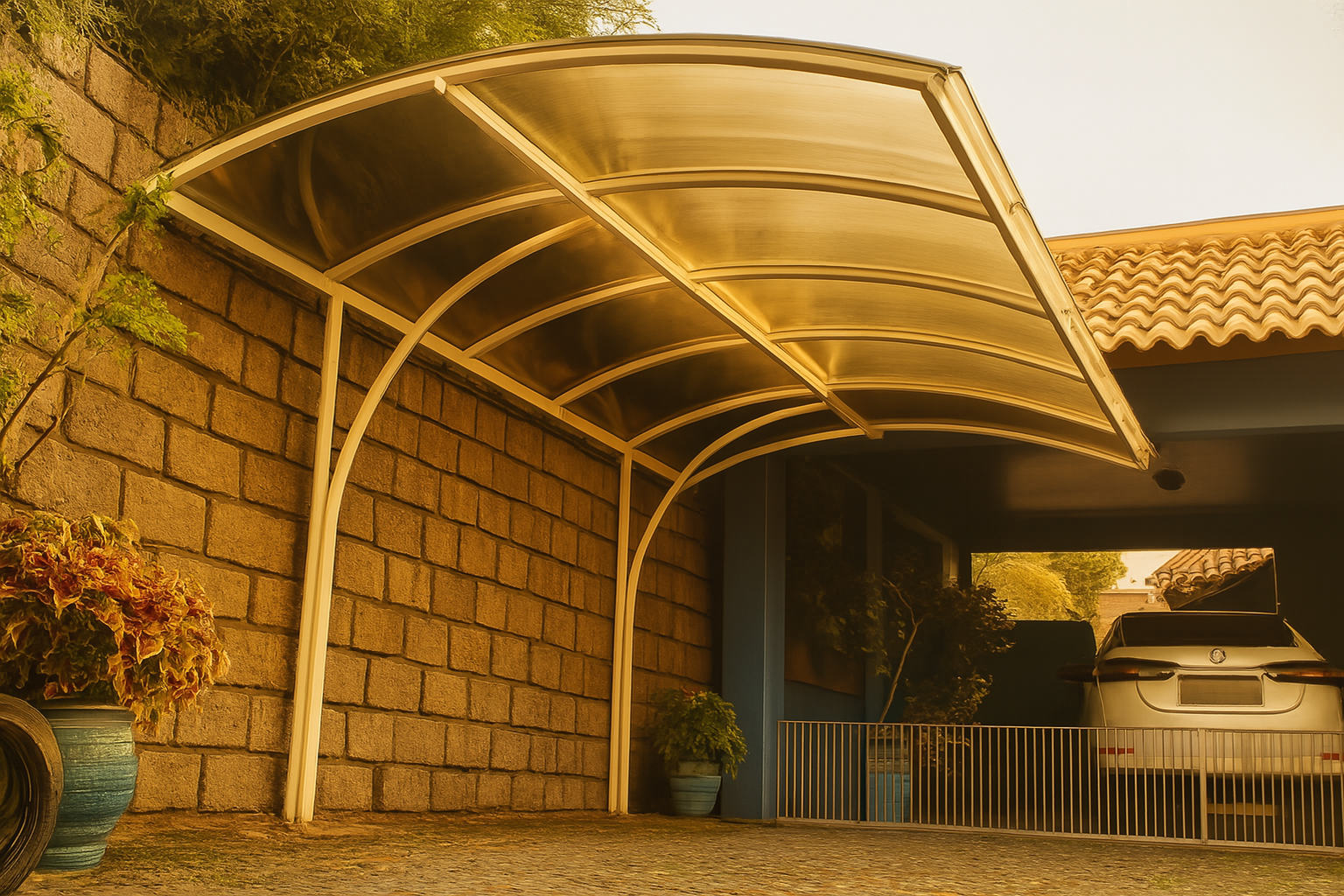 Cobertura de Policarbonato